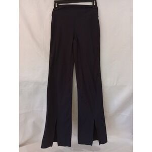 Harmony Balance Black Wide Leg Split Hem Athletic Pants Size S P